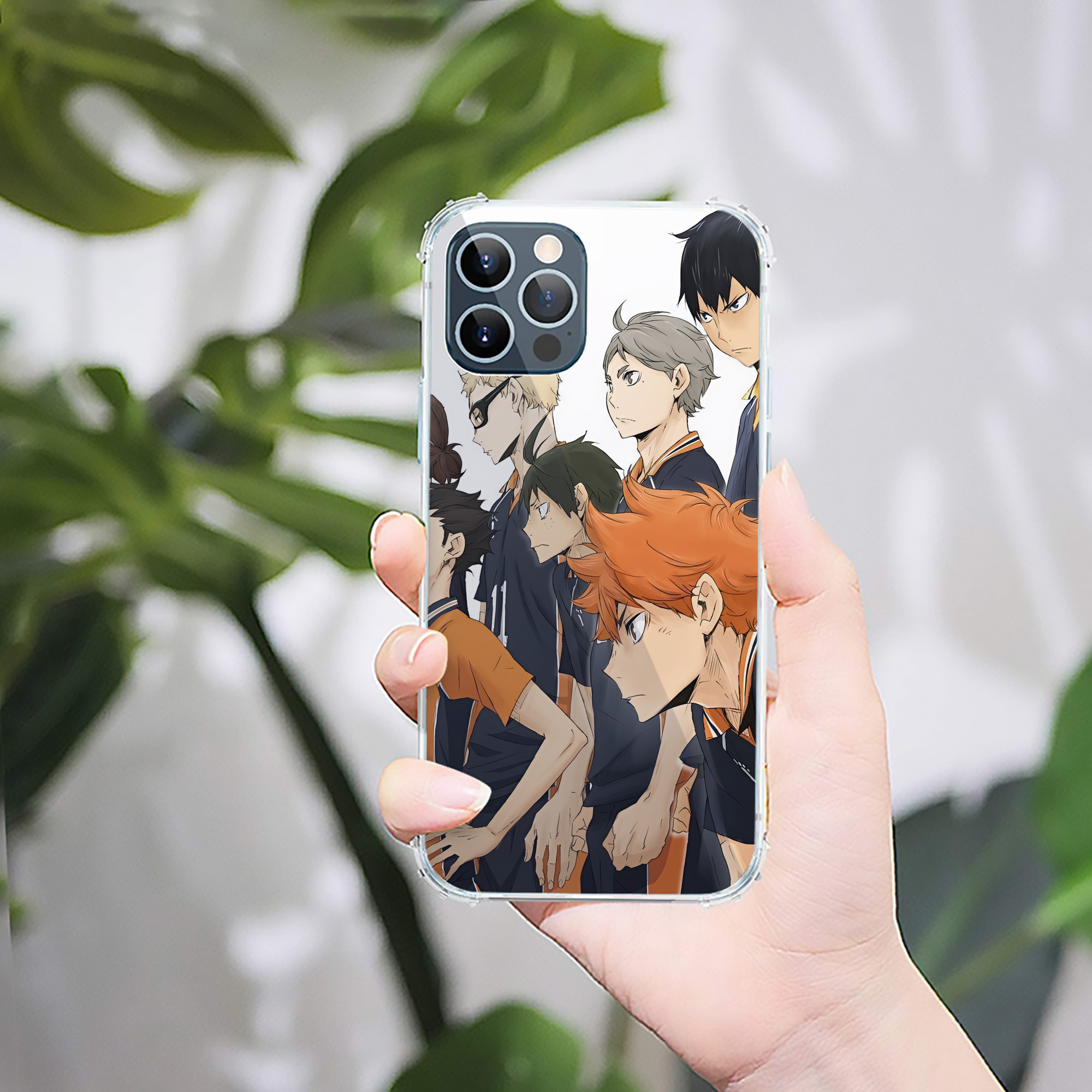 （画像用） ハイキュー!! Haikyu!! 【iPhone 12シリーズ対応】透明スマホケース（クリアソフトケース）